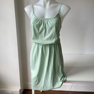 Mint green sundress in tshirt material